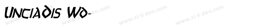 UnciaDis Wd字体转换